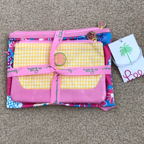 Lilly Pulitzer Handbags - Lilly Pulitzer Cosmetic Case Set of Two